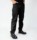 Calça De Uniforme Brim 100% Algodão Preto