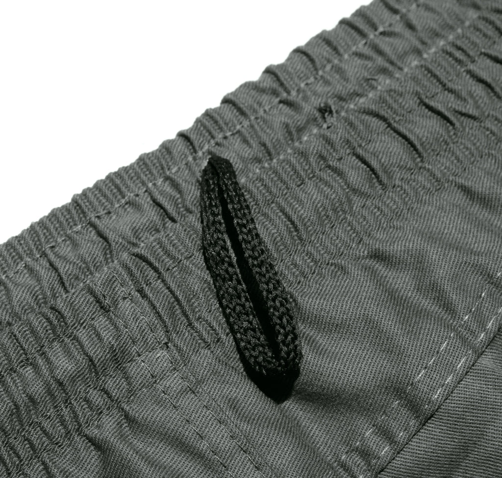 Calça De Uniforme Brim 100% Algodão Cinza